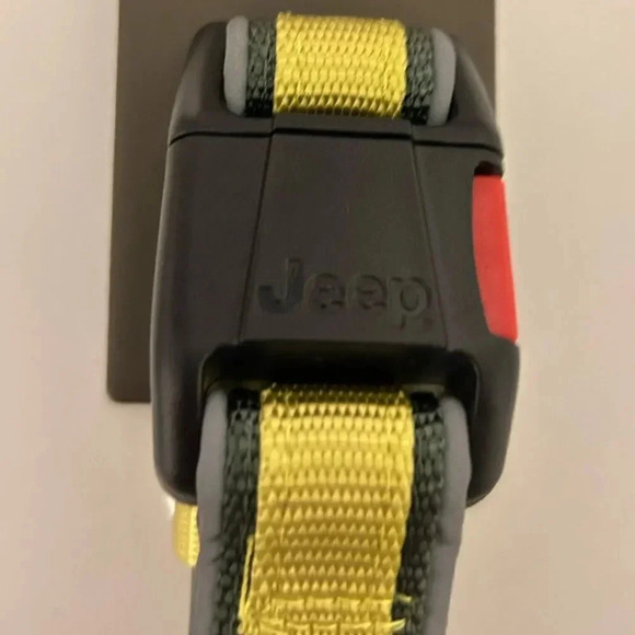 Jeep Slick Rock Rubber Dog Collar Large L Waterproof Collar Green - Picture 5 of 5